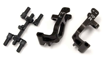 KYOIFW461 Kyosho Inferno MP9 Aluminum Front Hub Carrier Set 19° Gunmetal - Left and Right