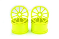 Yellow Kyosho 10 Spoke Wheels