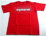 KYOKA10002SL Kyosho K Fade Short Sleeve T-Shirt Red Size L