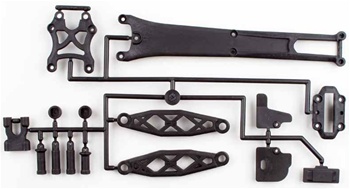 KYOLA264B Kyosho Lazer ZX-5 FS and FS2 Upper Carbon Composite Plate Set