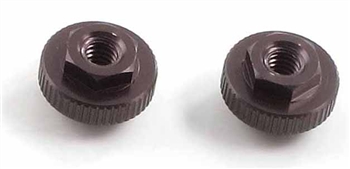 KYOLAW41-01GM Kyosho Gunmetal Aluminum Battery Post Adjust Nuts - Package of 2