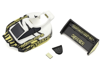 KYOMBB03WBK Kyosho Mini-Z Body Set INFERNO MP9 TKI3 White and Black