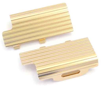 KYOMBW014G Kyosho Mini-Z Buggy Aluminum Heatsink Battery Holder Set - Gold anodized