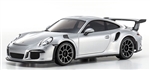 KYOMZP150S-B Porsche 911 GT3 Silver Metallic Body Set for MR-03N