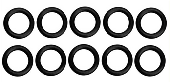 KYOORG08BK Kyosho Black P8 O-ring Comes in a - Package of 10