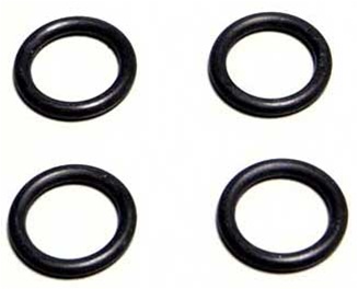 KYOORG10BK Kyosho P10 Black O-ring - Package of 4