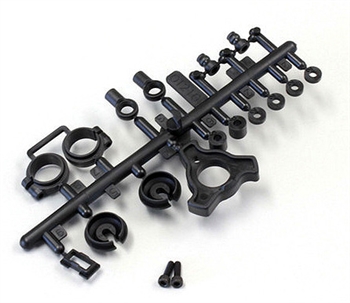 KYOOT210BK Kyosho Optima Shock Plastic Parts Black