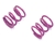 KYOPZW006H Kyosho Plazma Hard Purple King Pin Spring .50mm - Package of 2