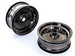 KYOSXH001BC Kyosho Scorpion XXL Front Wheel Black Chrome - Package of 2