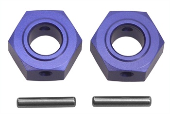 KYOTR126 Kyosho Wheel Hub Blue Anodized Aluminum for DRX, DRT, DBX and DST - Package of 2