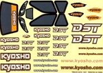 KYOTRD251 Kyosho Decal Set for the DST Body