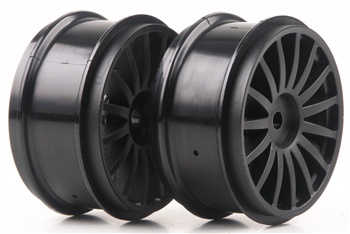 KYOTRH121BK Kyosho DRX Wheel 15 Spoke Black - Package of 2