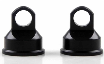 KYOTRW105-04BK Kyosho Black Shock Cap - Package of 2