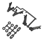 KYOUM709 Kyosho Lazer Ultima RB6 RT6 Wing Stay Set, Body Mount Set