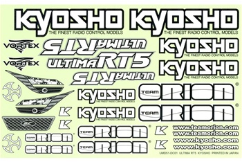 KYOUMD51 Kyosho Ultima RT5 Decal Set