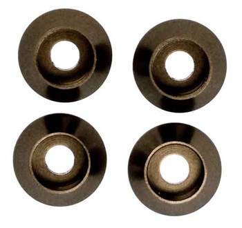 KYOW0148GM Kyosho M3 M3.0 Head Washer Gunmetal - Package of 4