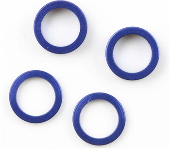 KYOW0149 Kyosho Blue Aluminum Collars 5x7x1mm - Package of 2