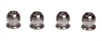 KYOW0158HEX Kyosho 5.8mm Hex Flanged Hard Ball 3mm - Package of 4