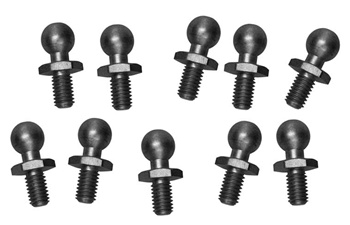 KYOW0159 Kyosho Fluorine Coated 4.8mm Ball Stud Short - Package of 10