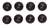 KYOW6006 Kyosho HC Shock Diaphragm Black - Package of 8