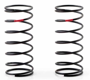 KYOXGS004 Kyosho Front Big Bore Shock Spring Red Medium Hard - Package of 2