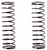 KYOXGS012 Kyosho Rear Big Bore Shock Spring White Medium Soft - Package of 2
