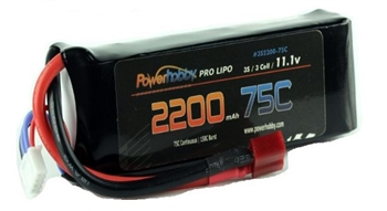 PHB3S220075CDNS 3S 11.1V 2200MAH 75C W/ Deans