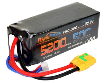 PHB6S520050CXT90 6S 22.2V 5200MAH 100C W XT90