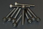 Racer's Edge 4-40 x 3/4" Ti Caphead Screw Pkg of 10