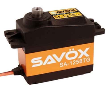 SAVSA1258TG STD SIZE CORELESS DIGITAL SERVO .08/166 X-LONG BACKLASH