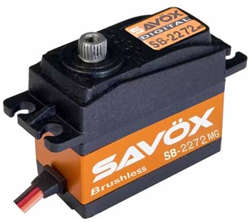 SAVSB2272MG HV Brushless Digital Gyro Servo 0.032/97.2 @ 7.4V