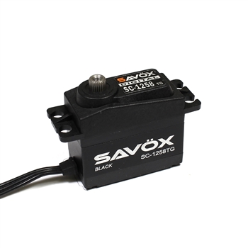 SAVSC1258TG-BE BLACK EDITION STANDARD SIZE CORELESS DIGITAL SERVO .08/166