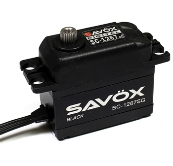 SAVSC1267SG-BE BLACK EDITION HIGH TORQUE DIGITAL SERVO .09/277 @ 7.4V