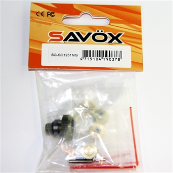 SAVSGSC1251MG Savox Gear Set for SC-1251MG