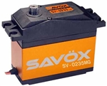 SAVSV0235MG HIGH VOLTAGE 1/5 SCALE SERVO 0.15/486 @7.4V