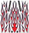 xxx main Scarlet Fire (Flames) Large Decal