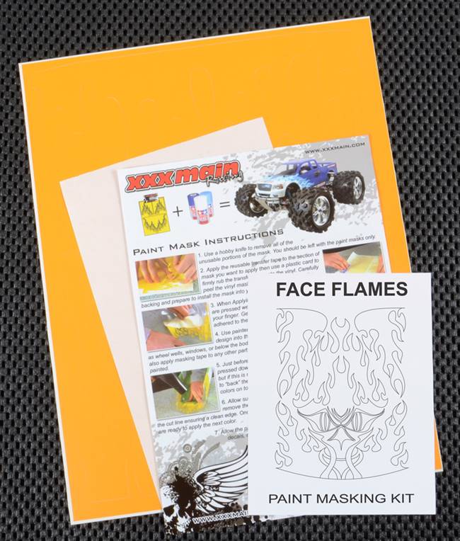 xxx main Face Flames Paint Mask