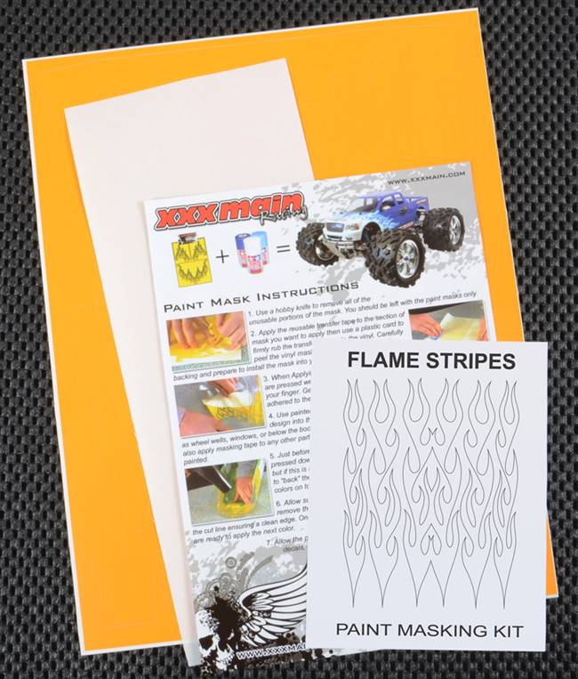 xxx main Flame Stripes Paint Mask