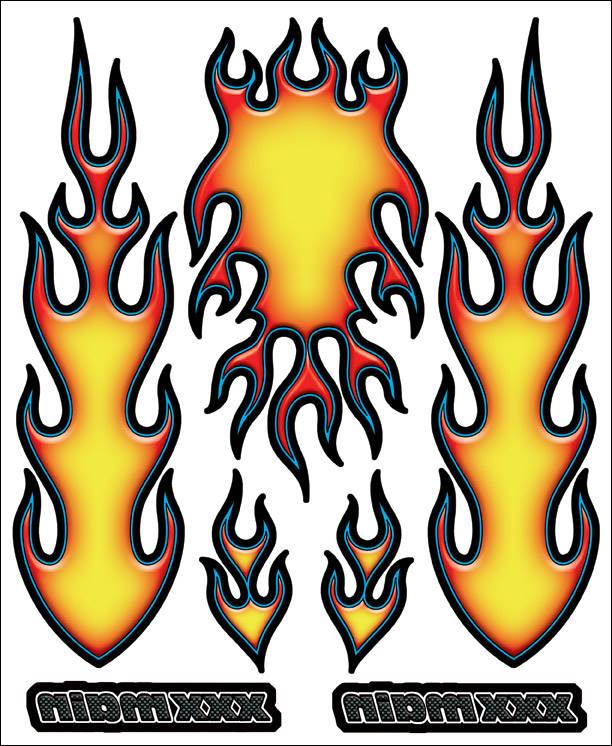xxx main Internal Fire Sticker