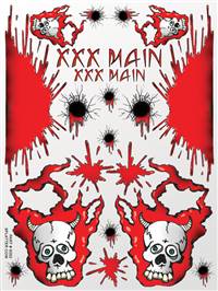 xxx main Hottie Sticker Sheet