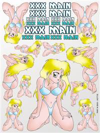 xxx main Hottie Sticker Sheet