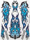 xxx main Cold Carbon Fire Sticker Sheet