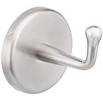 Hook - Satin chrome, concealed mount