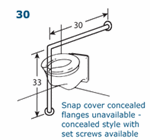 Wall to Floor Grab Bar