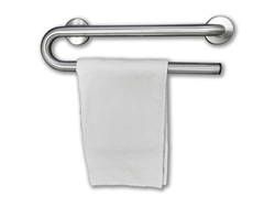 Grab Bar with Towel Bar - 30 Inch