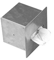Facial tissue dispenser box- square