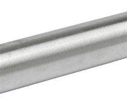 1" O.D. Stainless Steel Shower Rod, 72" Length, Satin Stainless Finish - 18 Gauge