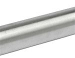 1 1/4" O.D. Stainless Steel Shower Rod, 72" Length, Satin Stainless Finish - 18 Gauge