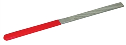 WAX HAND FILE FLAT  8 1/2" PLASTIC HANDLE