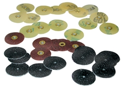 Moore's Moorplastic Sand Emery Snap-on Discs